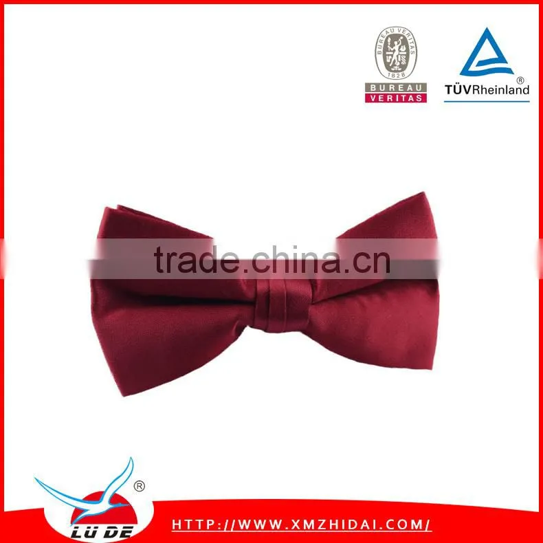 Fashion adjustable cliped ribbon bow tie