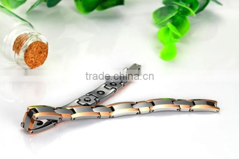 New style IP rose gold tungsten masonic bracelets