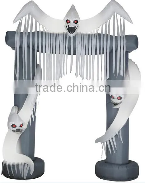 Outdoor Halloween Inflatable Arch / Inflatable Graveyard Archway