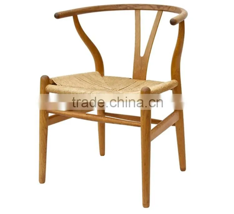 hans wegner solid wood design dining wishbone Y chair
