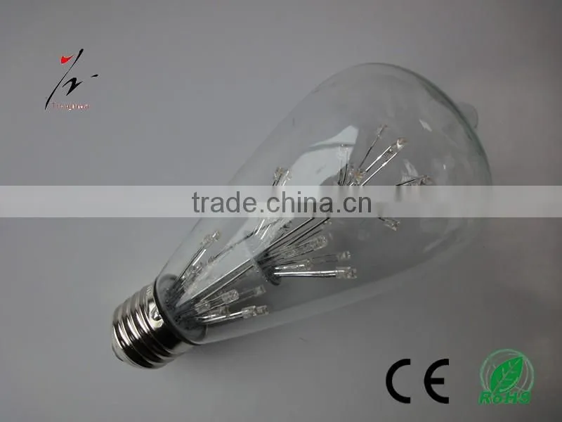 Manufacturer ST64 Led Firework Filament Bulb 4W 220V Indoor Decorative Led Light Bulb