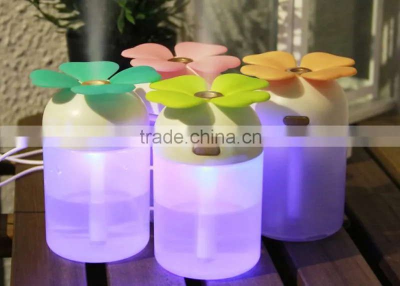 Hot sale led night light aroma humidifier