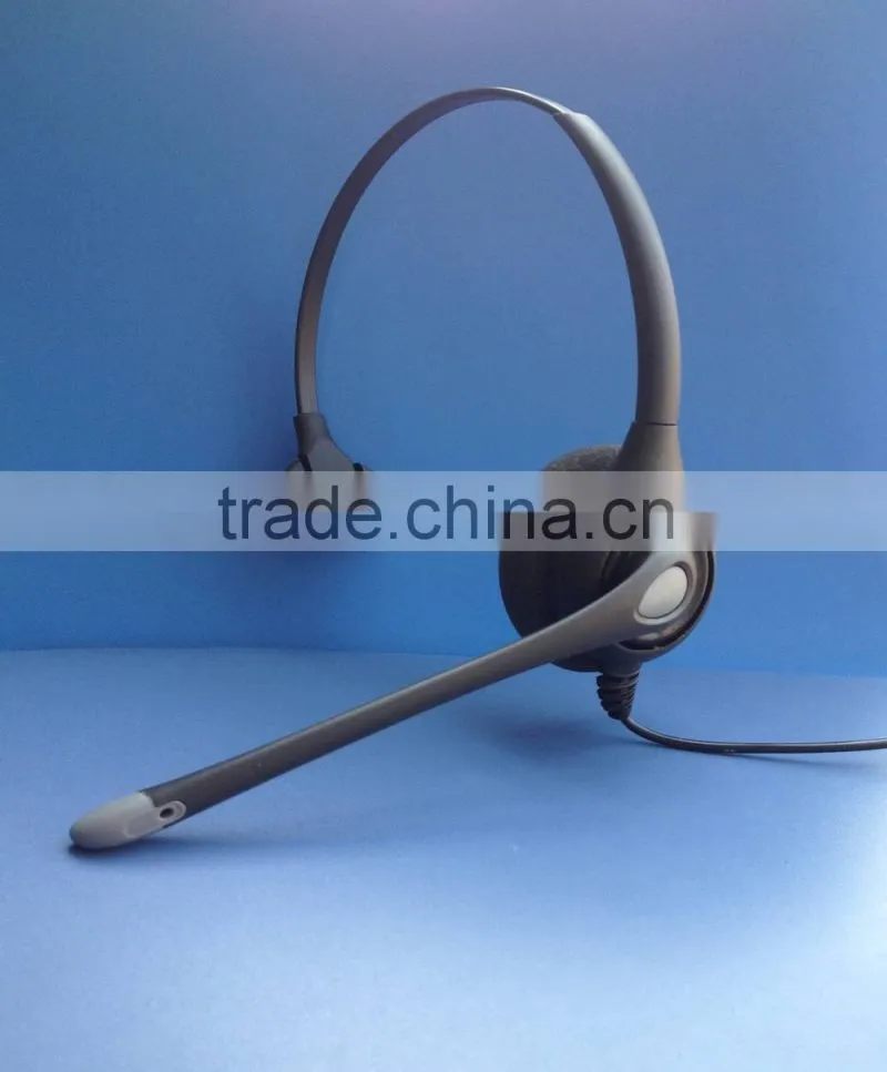 Professional Binaural call center headset with RJ11/RJ9/USB