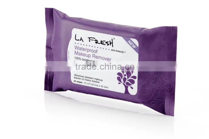 PH 5.5 disposable makeup remover cleansing towelettes