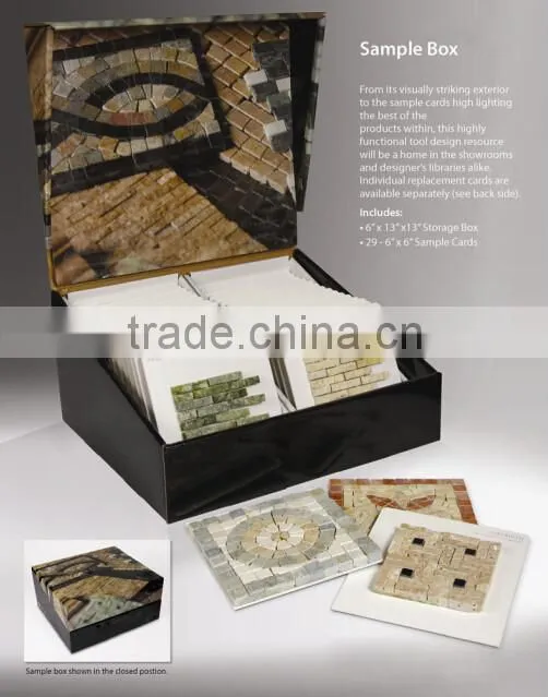 MM105 Paper card mosaic sample box