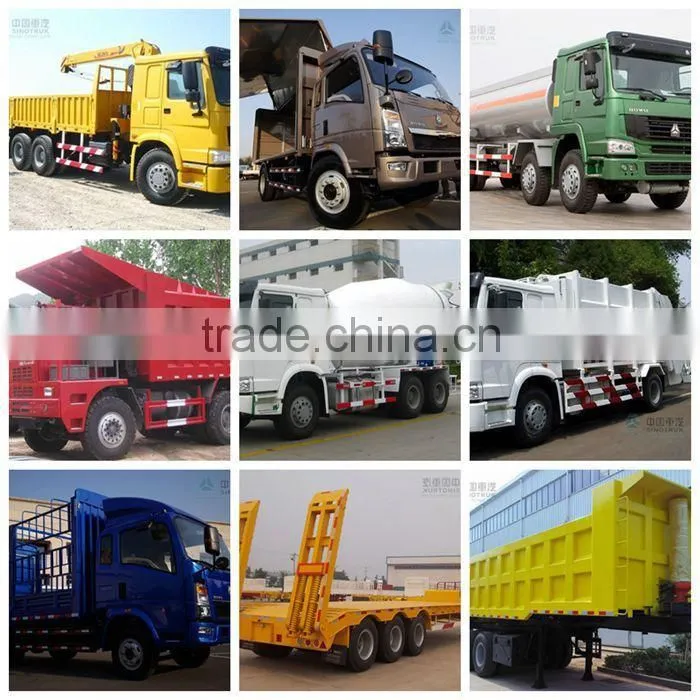 Sinotruk Howo 6x4 Cargo truck with 5T crane Camiones Chinos de Carga