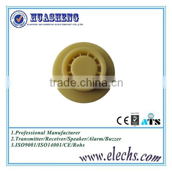 High performance round plastic microphone
