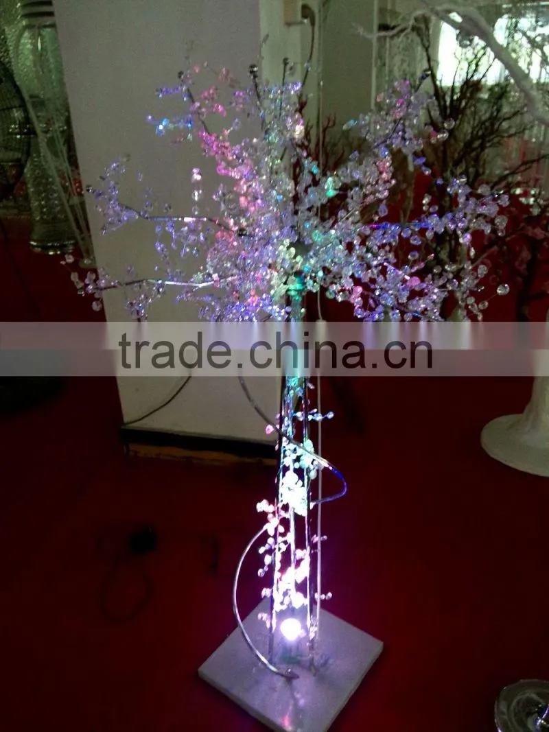 wedding table tree centerpieces for Christmas or wedding centerpiece with light
