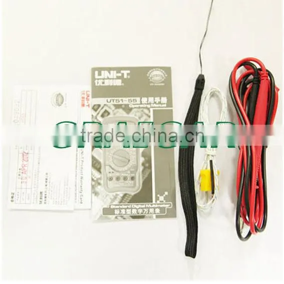 UNIT-T UT55 LCD Standard Precision Digital Multimeters AC DC Voltmeter Amp Ohm Capacitance Hz Temp Tester
