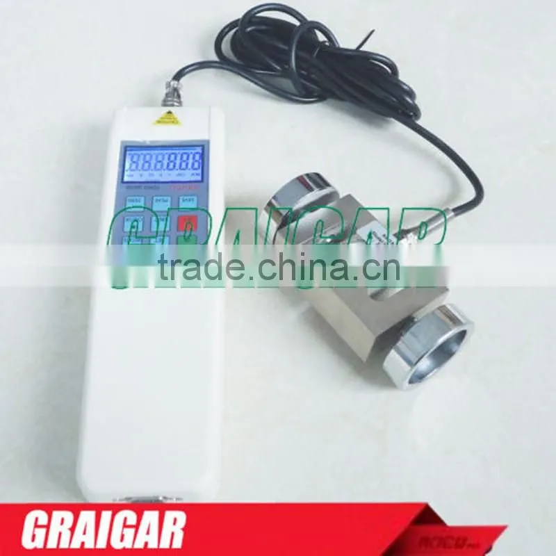 Digital Force Gauge HF-10K external sensor 10000N 10KN push pull meter Tester