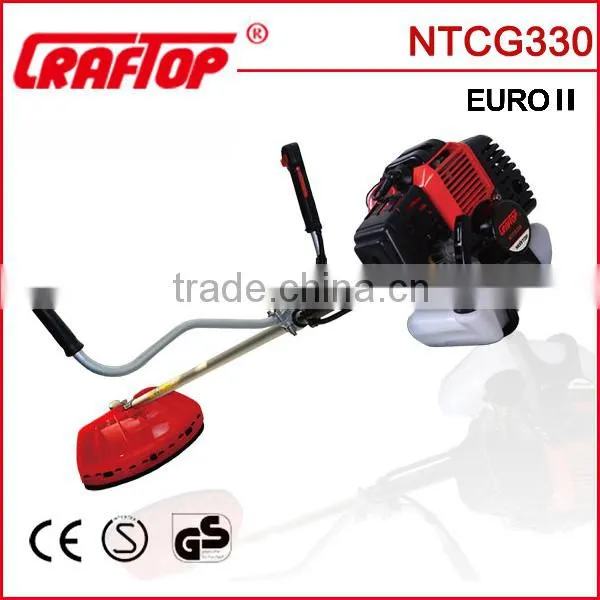 Fuel efficient 33 cc brush cutter/grass trimmer NTCG330 CE GS certified for home use