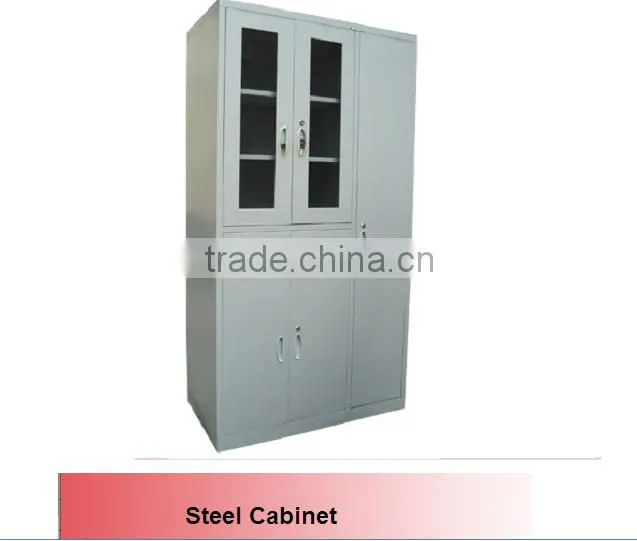 Laboratory Steel Sliding Glass Door Chemical Storage Cabinet, W900mm x D400~450mm x H1800~1900mm