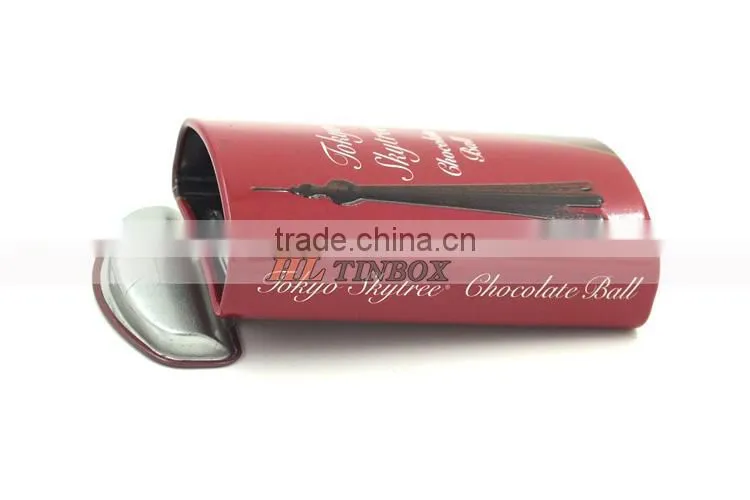 Special Shape Candy Chocolate Tin Can with Hinged