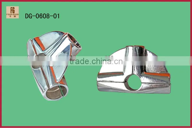 Plating metal square tube pipe connectors