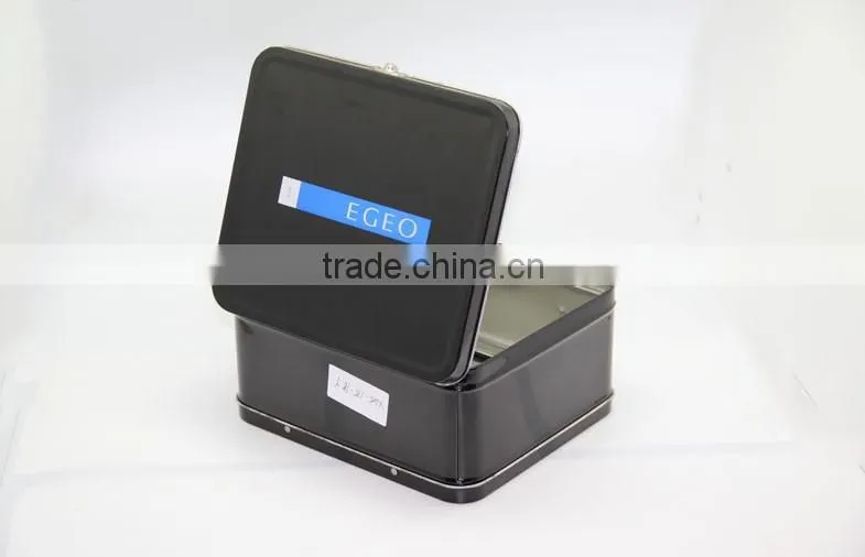 small rectangle cute metal luch tin box for child