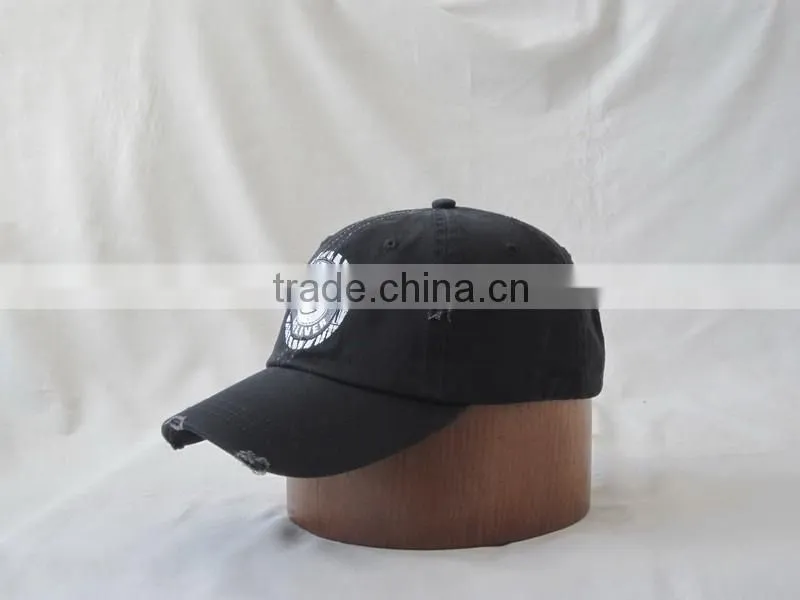 High Quantity promotional black baseball cap