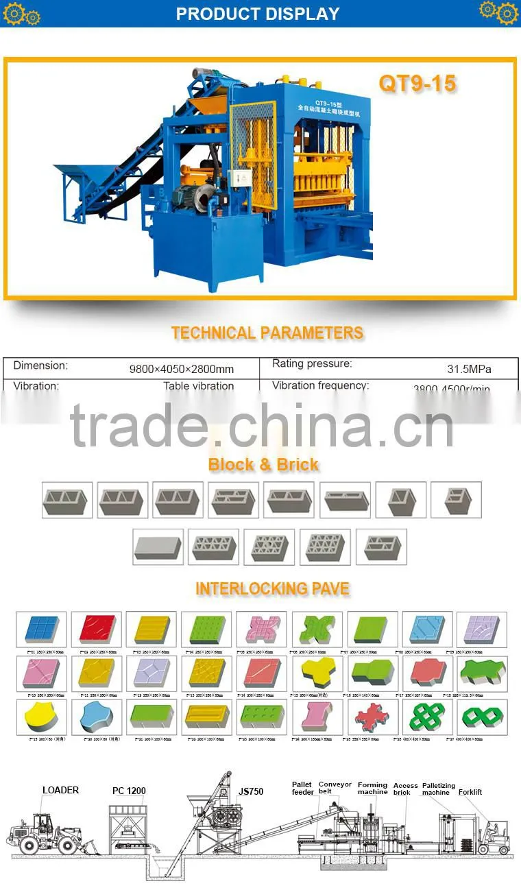 China Top Manufactory Competitive Price Building Block Machine Portable Small Brick Making Machine