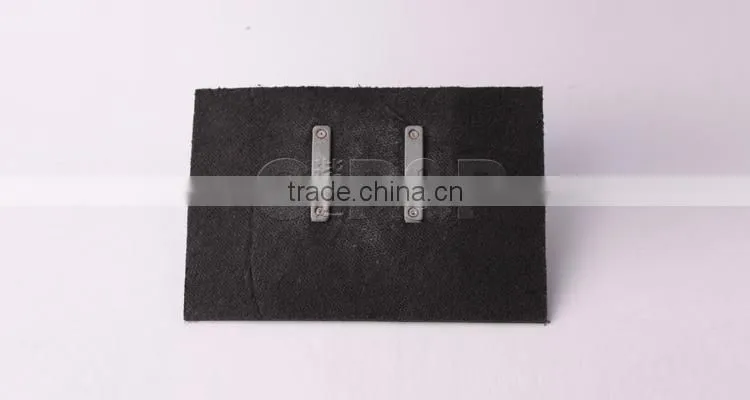 Durable embossing leather label leather patch for jeans
