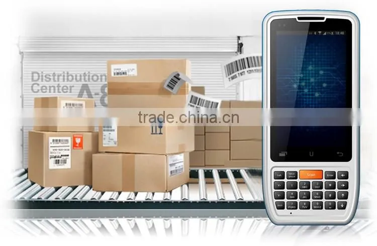 The first 4G LTE date collect industrial handheld android with NFC barcode scanner