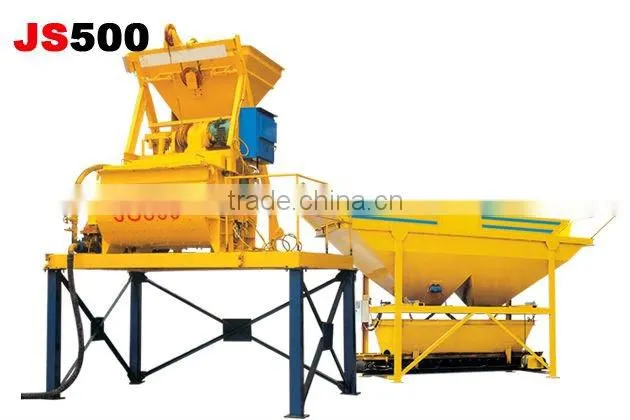 JS500 Concrete Mixer with Heavy Duty Steel Drum