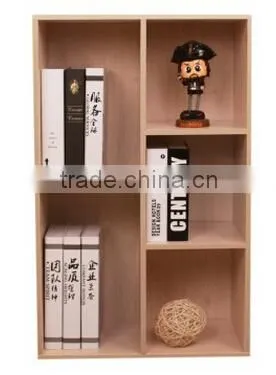 Living room furniture cheap bookcases/book shelf/book rack in particle board