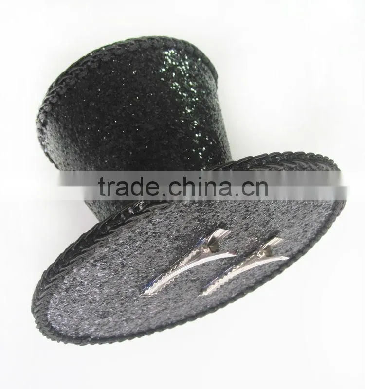 MYLOVE performance hat for stage bling bling hat Leopard Print MLSM009