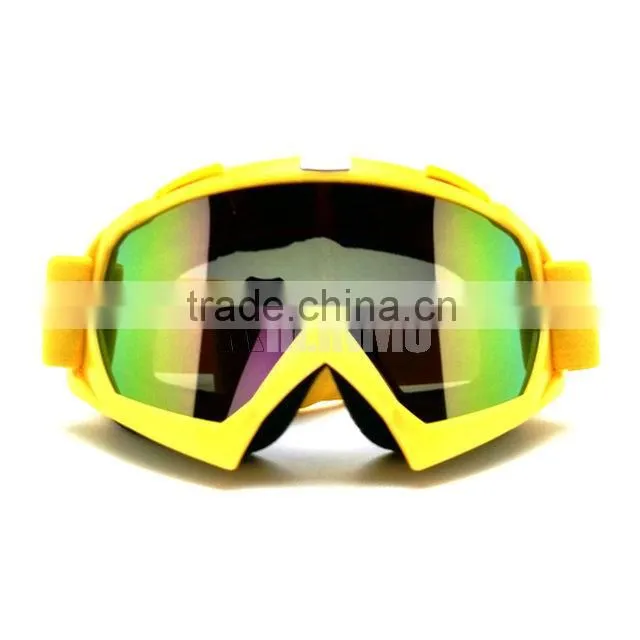 YELLOW safety prescription cycling glasses goggles motorcycle