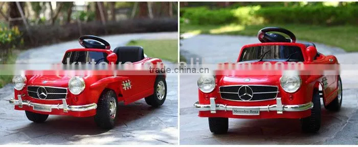 Rc ride on kids car mercedes benz licensed remote control ride on car