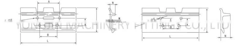 Bulldozer track shoe assy undercarriage track shoe track pad