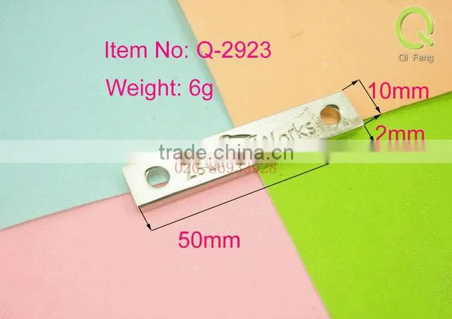 metal plates brand logos, metal plates brand logos for handbag q-2923