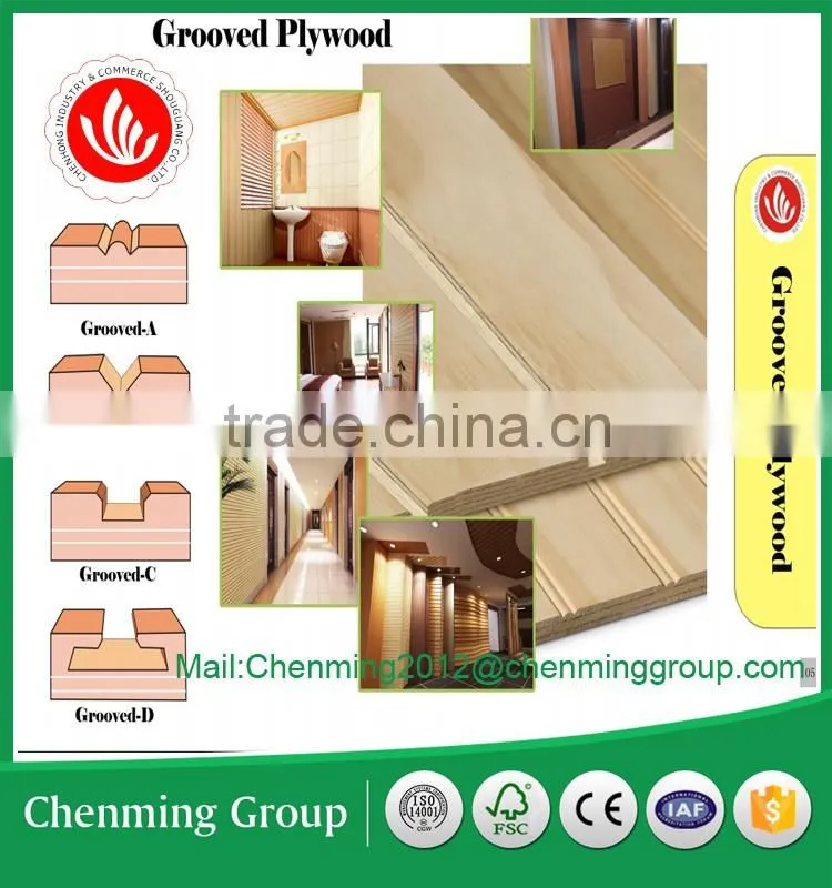 Slot pine plywood