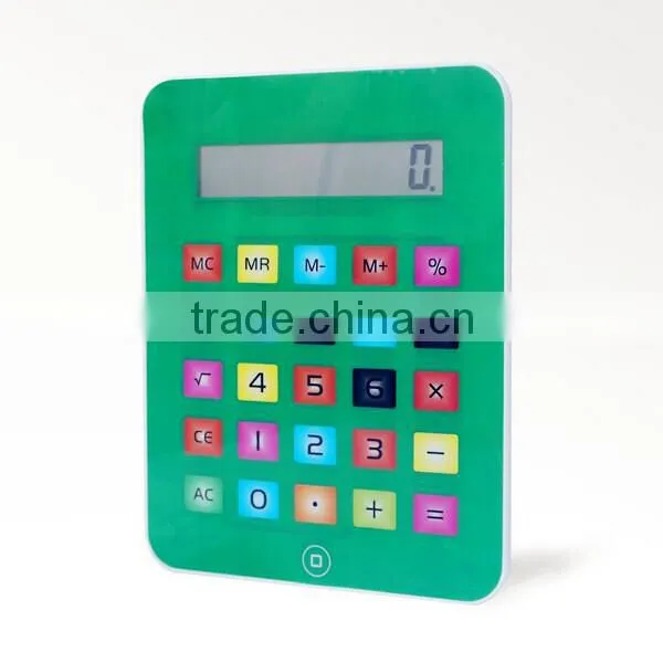 Fashion touch screen ipad shape big calculator