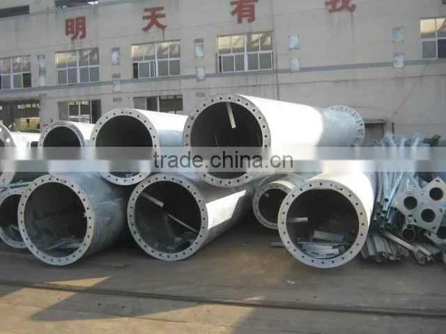 30m Galvanized Telecom Monopole