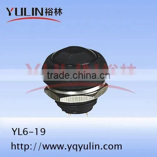 YL6-18 mushroom red mini push button switch on off