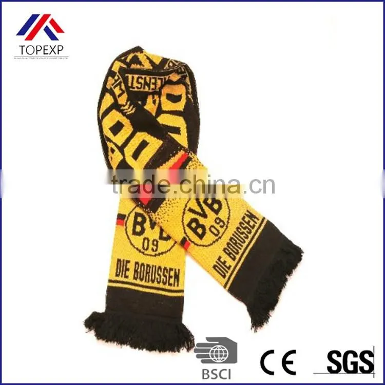 Funky Knit Scarf For Football Fan