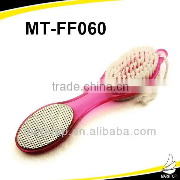 4-way two ends sandpaper stone scrubber foot file pedicure tool