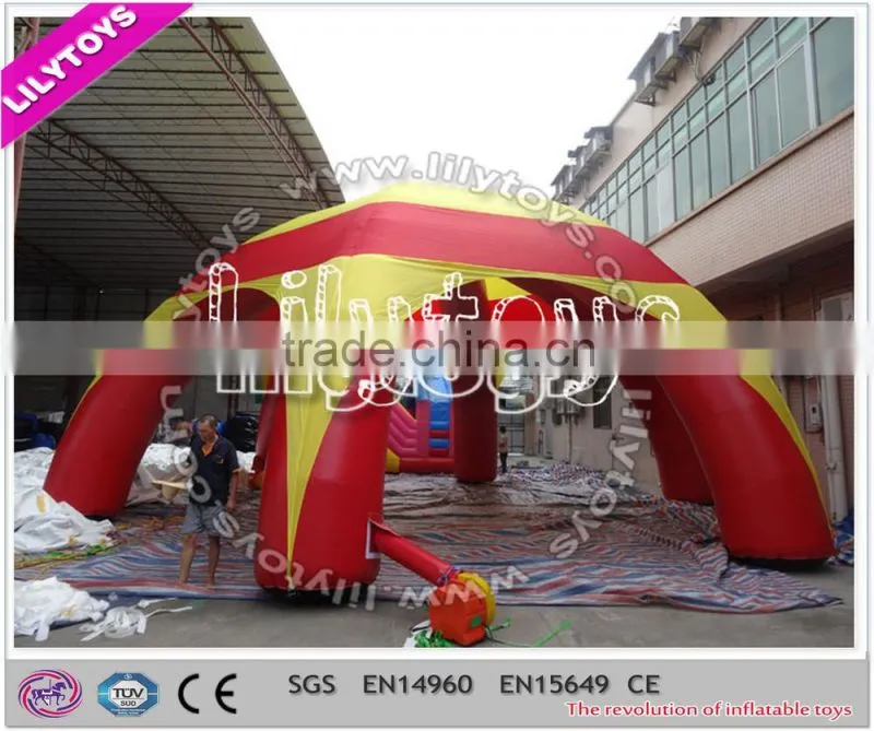 Large eight legs durable air pillow design inflatable tent for party