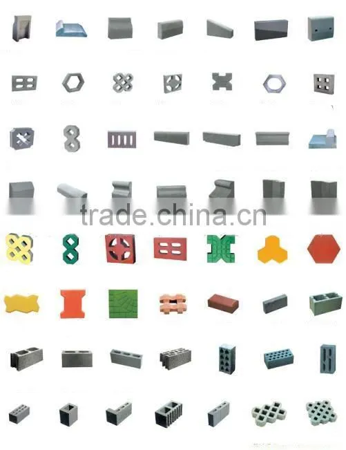 QT5-20 automatic baking-free concrete clay block/paver making machines/curb stone machinery price list
