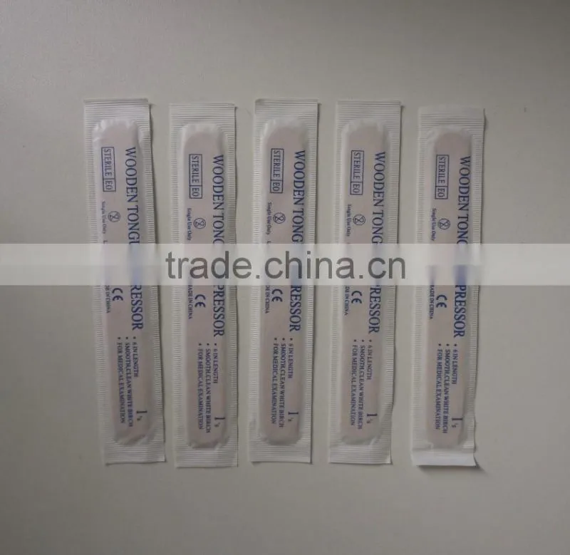 150*18*1.6mm Disposable Wooden Tongue Depressor