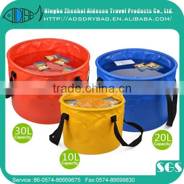 500D PVC Folding Bucket for fishing,water games and garden