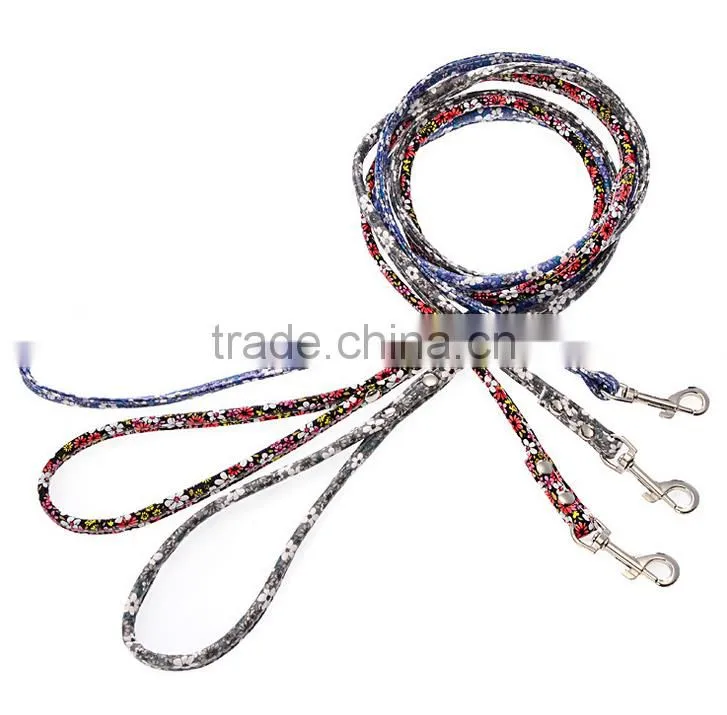 wholesale dog collar leash adjustable PU collar for pet