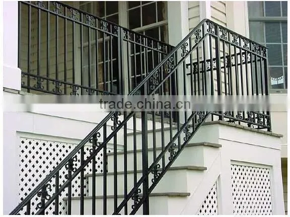 Top quality iron steel stair railing