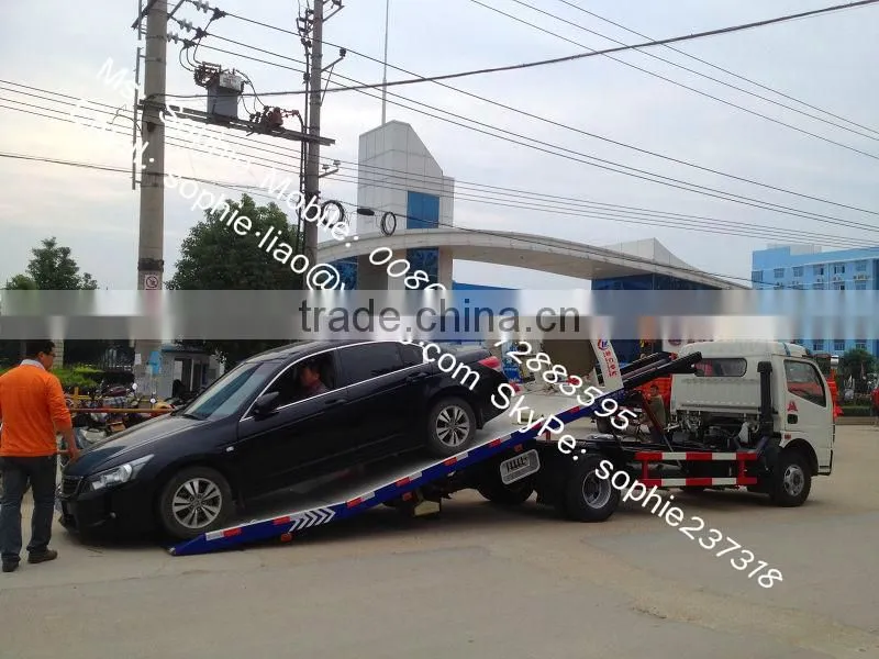 dongfeng mini tow truck wrecker,sliding rotator wrecker tow truck