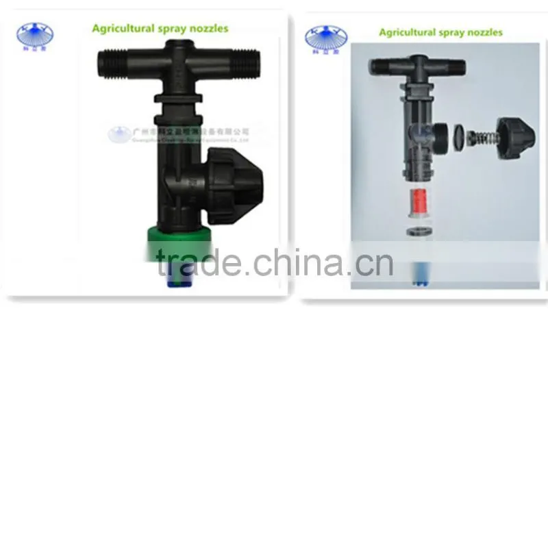 Threaded connection agricultural spray nozzles