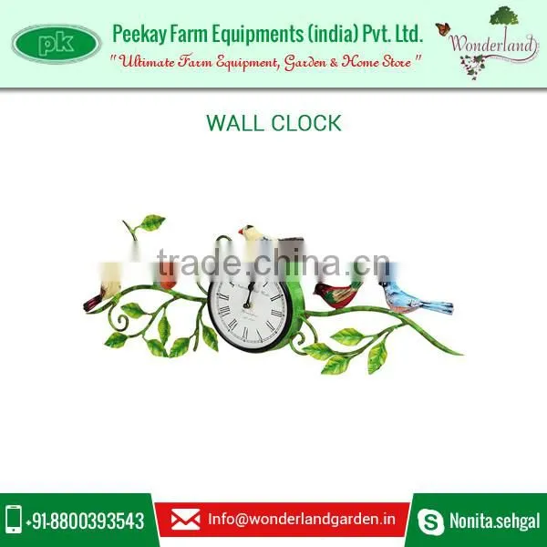 Top Brand Selling Unique Wall Clock with Birds Crafted on it at Cheap Price