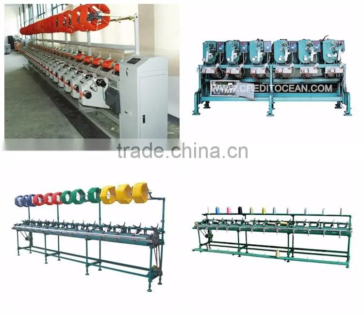 6 Spindles Pineapple style sewing thread cone winding machine