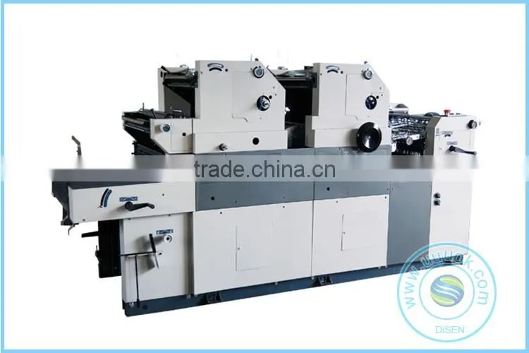 Two color coding hamada offset printing machine