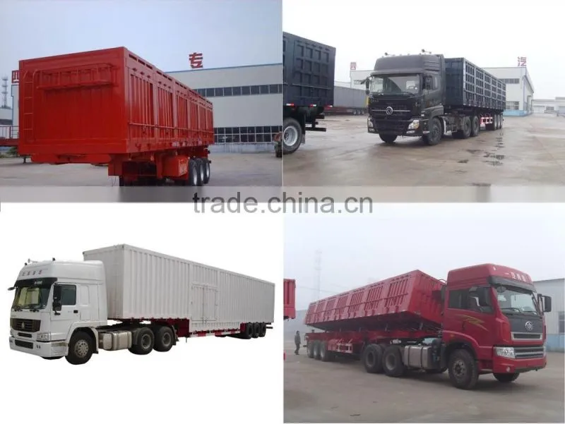 2/3 axle bicycle cargo transport semi trailer