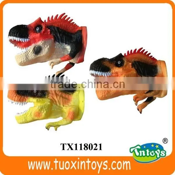 cheap rubber dinosaur hand puppet
