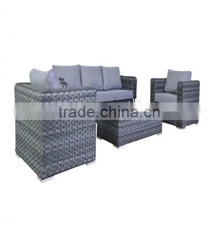 SD garden furniture resort hotel rattan wicker sofa set